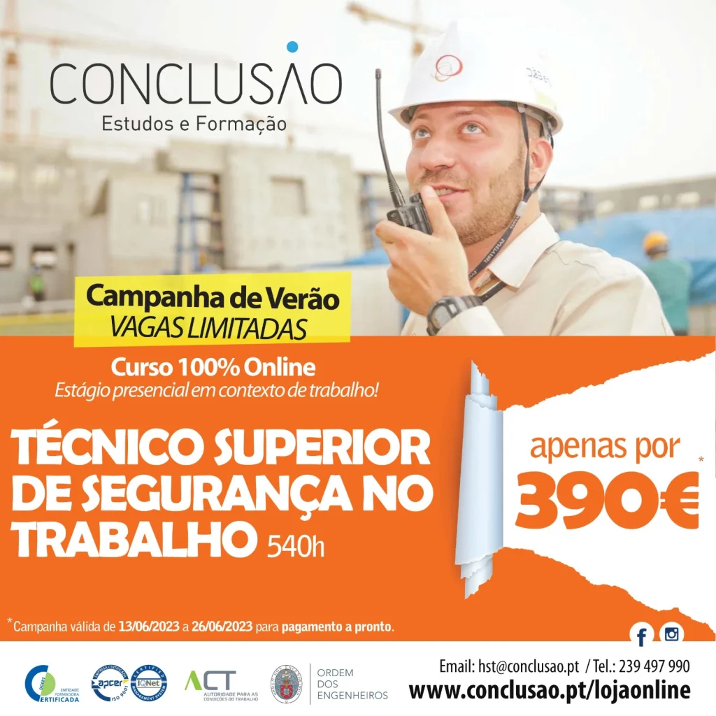 Técnico Superior de Segurança no Trabalho - Campanha de Verão